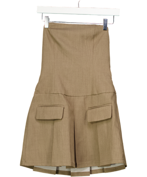 Peppermayo Brown Breaker Mini Dress UK 8