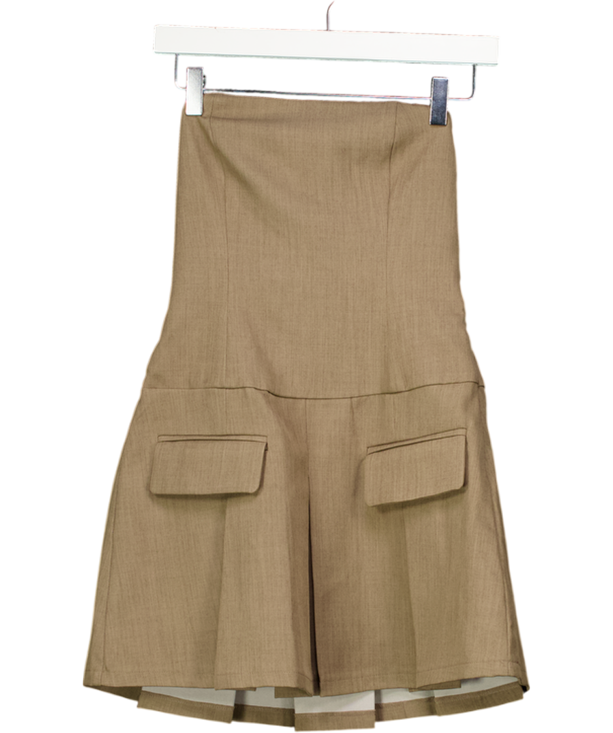Peppermayo Brown Breaker Mini Dress UK 8
