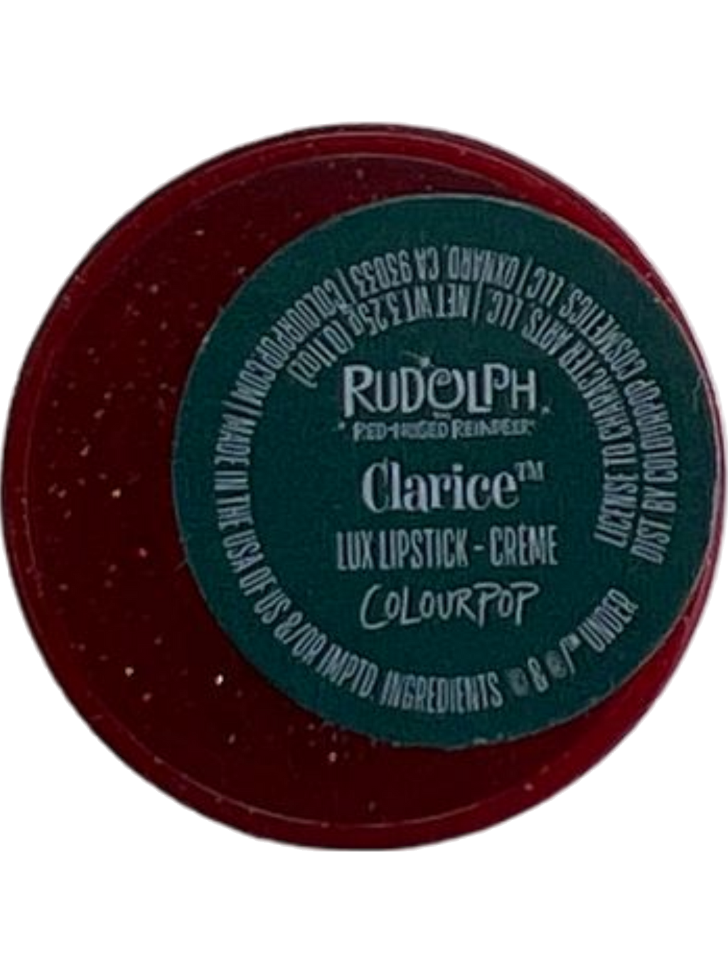 ColourPop Red Clarice Creme Lux Lipstick