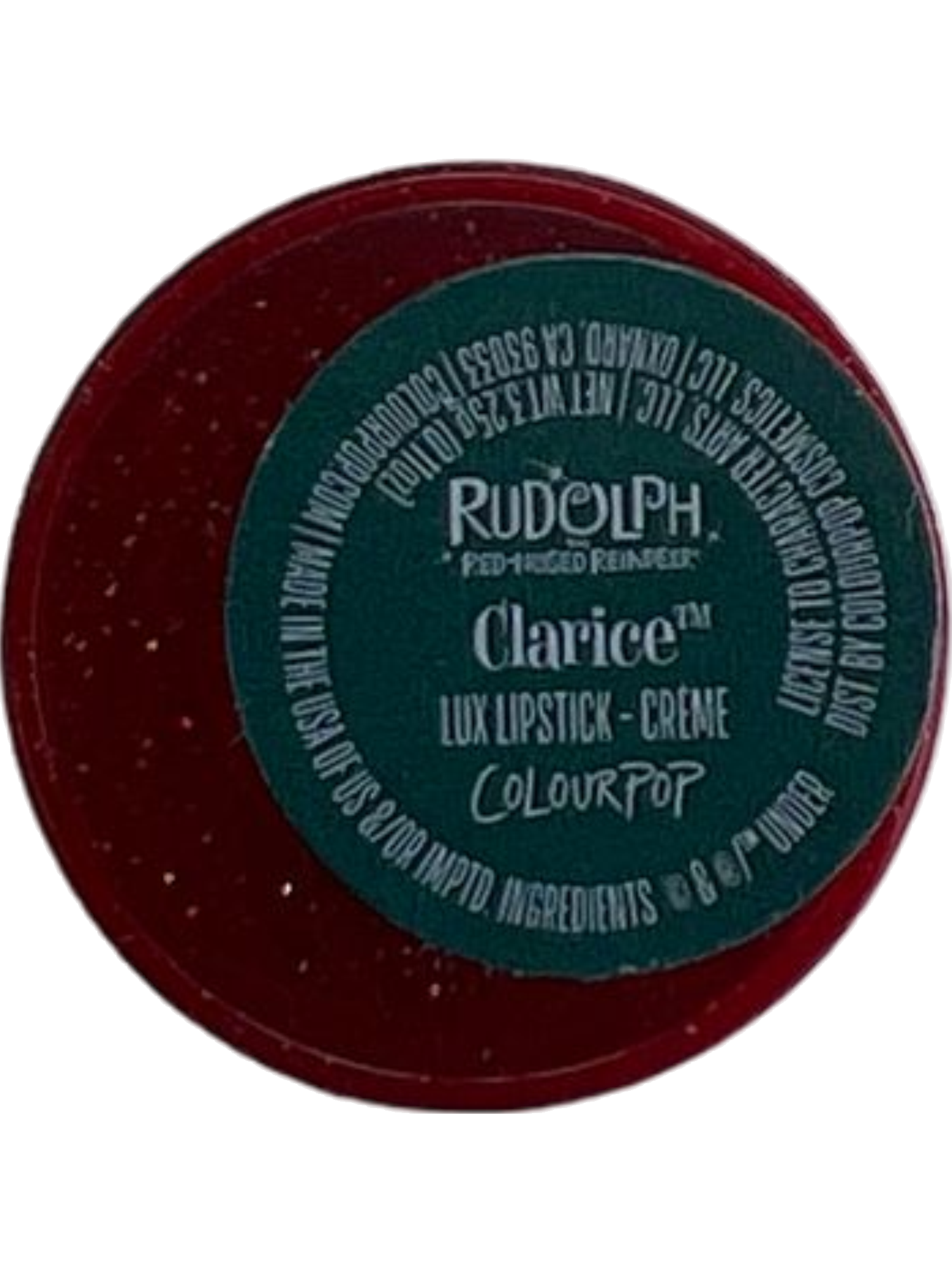 ColourPop Red Clarice Creme Lux Lipstick