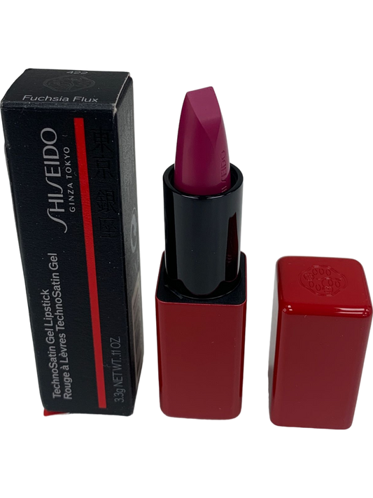 Shiseido Fuchsia Flux TechnoSatin Gel Lipstick Satin Finish 3.3 G