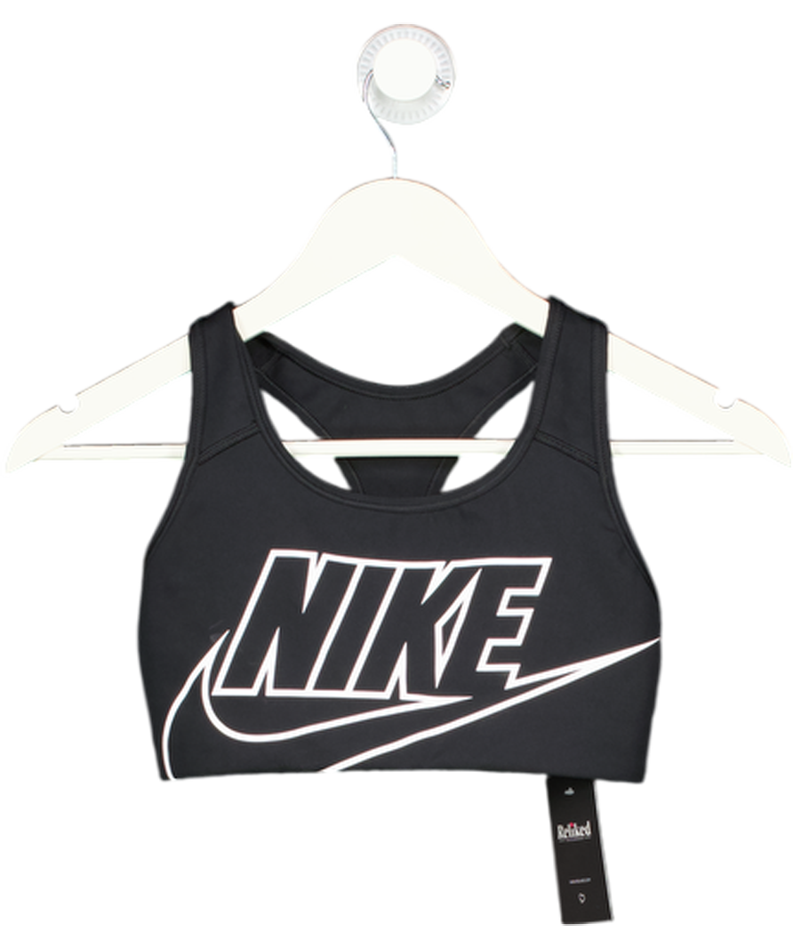 Nike Black T-shirt Sports Bra UK S