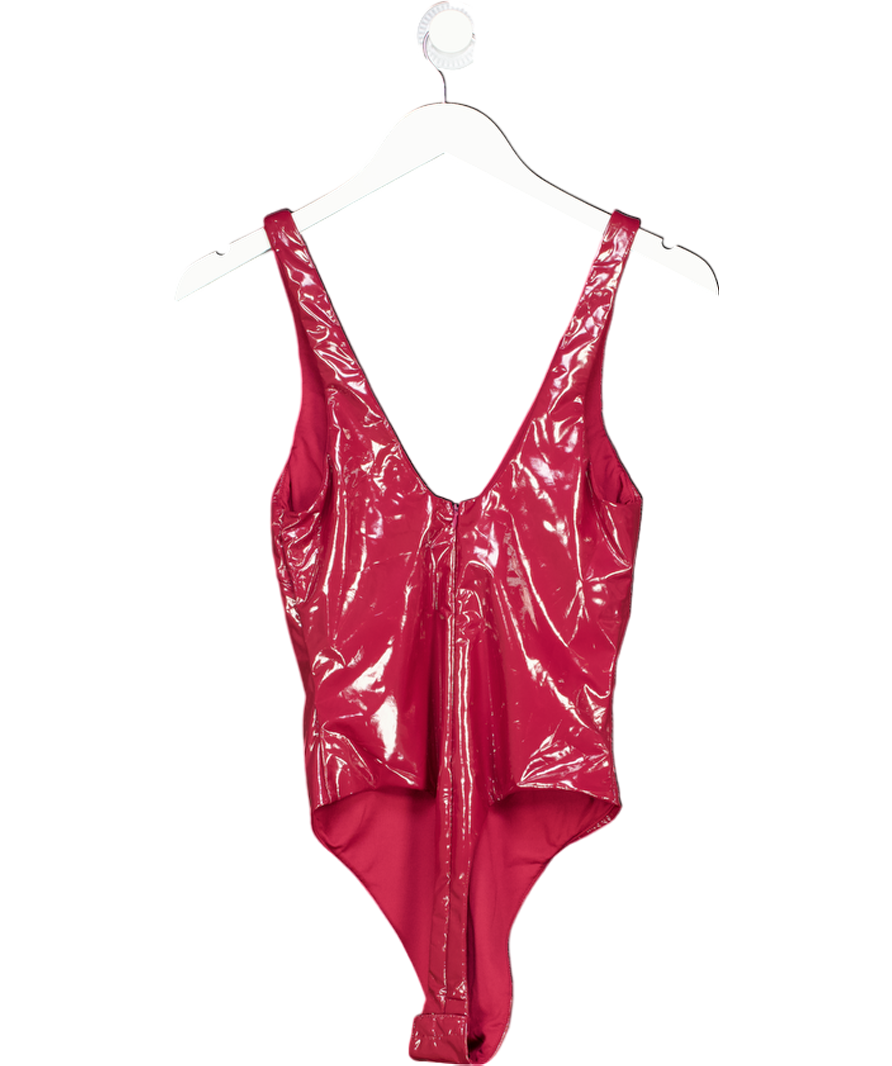 Outcast Red Jupiter Bodysuit Burgundy UK M