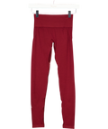 Oner Active Red High Waisted Leggings With White Logo UK S