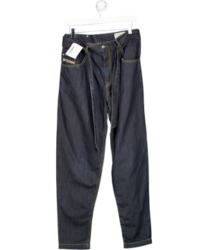 Diesel Blue Skinny Jeans With Tie Waist W27