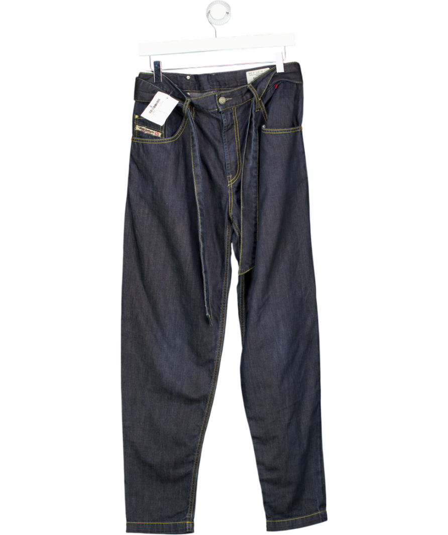 Diesel Blue Skinny Jeans With Tie Waist W27