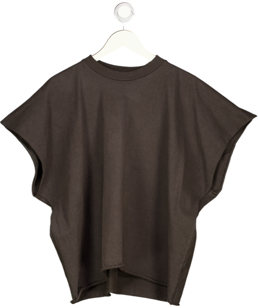 Yeezy Grey 'vultures 1' Box Fit Sleeveless Tee UK L