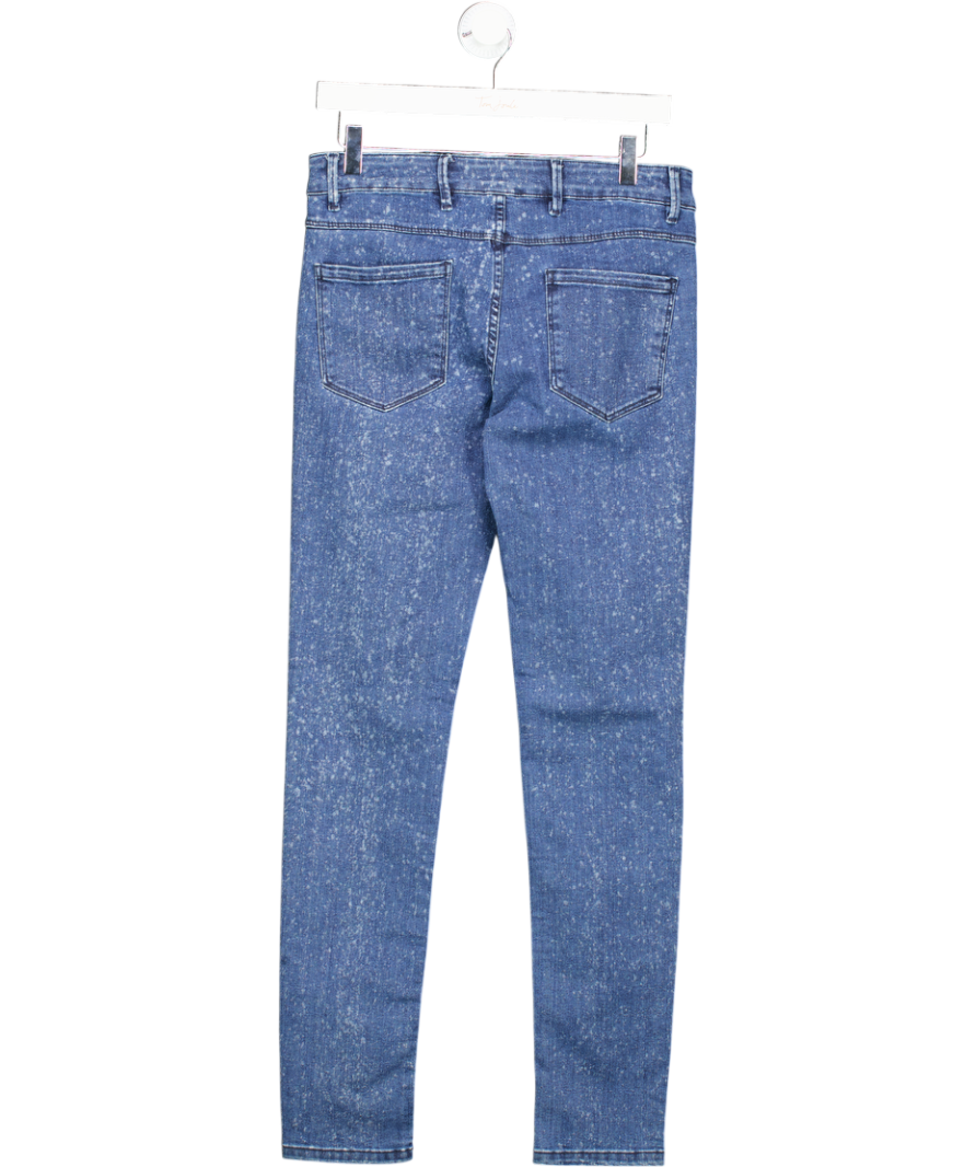 SANDRO PARIS Mid Blue Acid Wash Skinny Jeans Fr40 UK 12