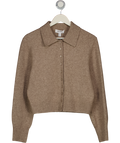 & Other Stories Beige Knitted Collar Cardigan UK S