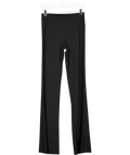 KHY By Kylie Jenner Black Jersey Flare Leggings UK S