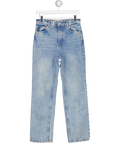 REFORMATION Blue Cynthia High Rise Straight Jeans W27
