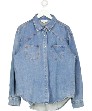 BAYSE Blue Denim Oversize Shirt UK XS/S