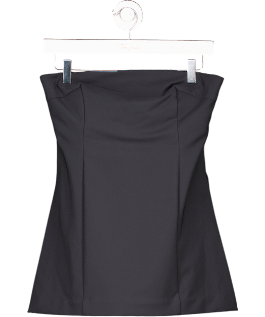 Eaves Black Bennet Tech Suiting Top UK S - Reliked