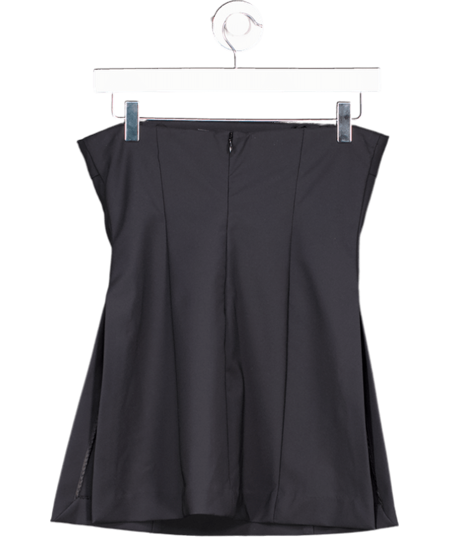 Eaves Black Bennet Tech Suiting Top UK S - Reliked