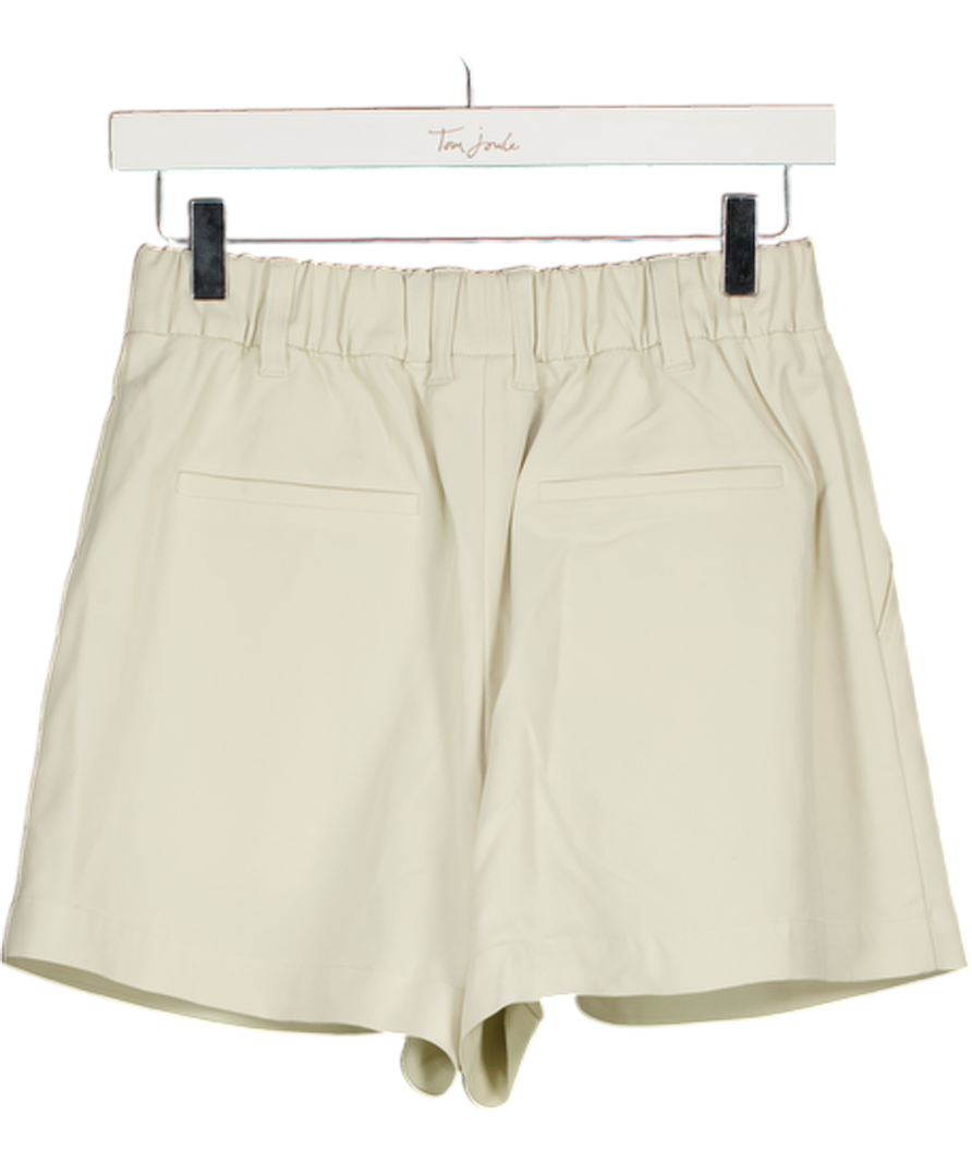 VARLEY Beige Tansy Woven Shorts UK XS