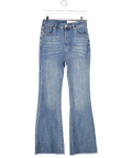 COMMENSE Blue High Waisted Flare Jeans UK S