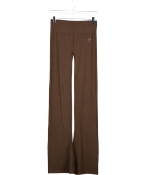gymshark Brown Soft Flared Leggings UK S