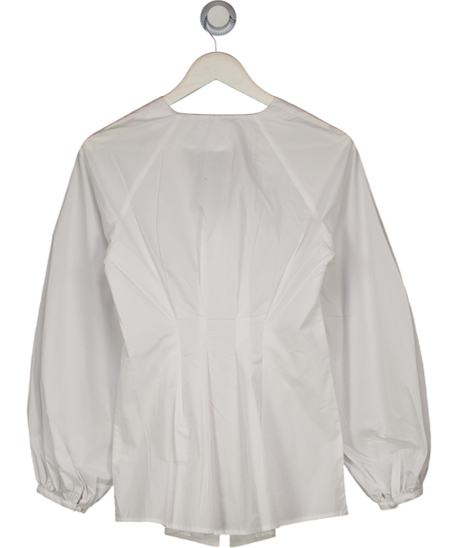 INWEAR Helvel White Cotton Shirt UK 8