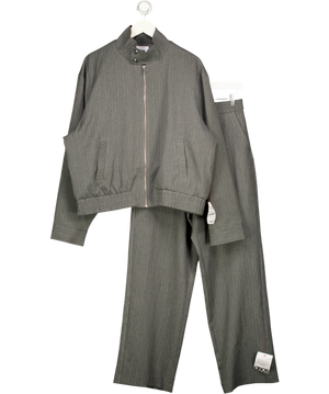 ASOS Grey Daisy Street Baggy Balloon Fit Trousers With Zip Up Jacket UK L