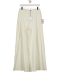ARRANGE Cream Pleated Cinched Waist Top And Trouser UK 10