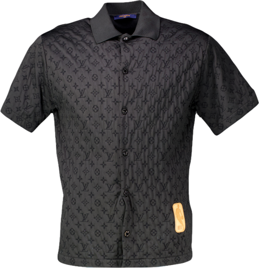 Louis Vuitton X Nba Black Short Sleeve Shirt UK M