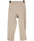 Lululemon Green Check Align High-rise Crop 17" UK 6