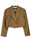 ZARA Olive Green Cropped Blazer UK M