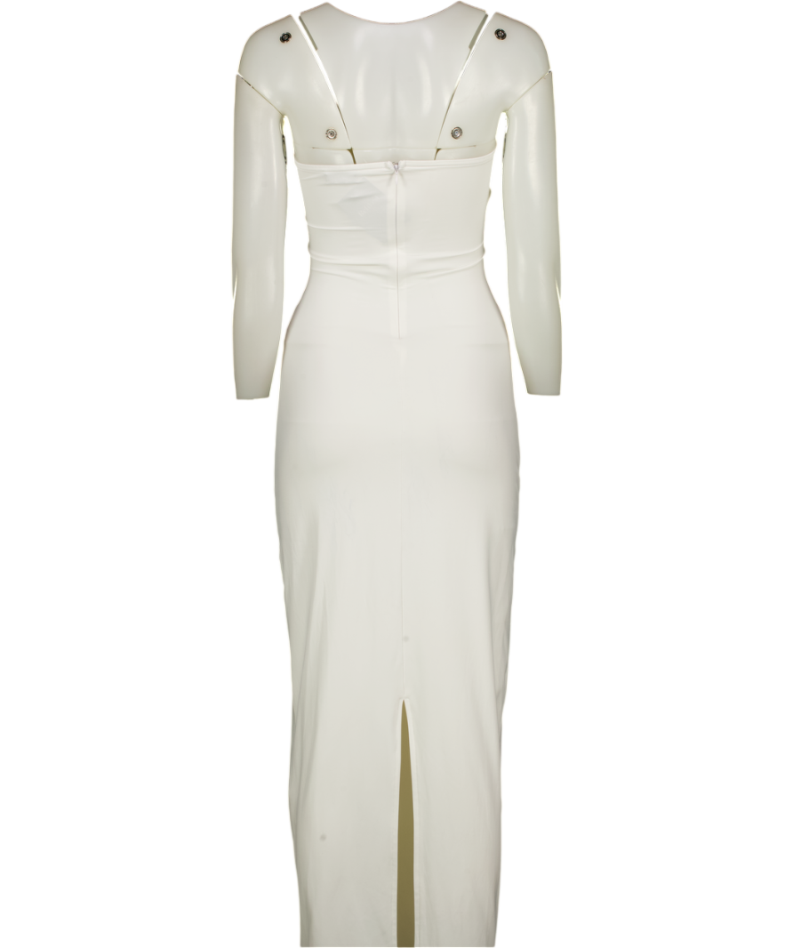 WHITE FOX Life After Love Maxi Dress White UK S