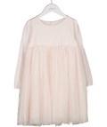 The White Company Blush Pink Glitter Tulle Skirted Dress 4 Years