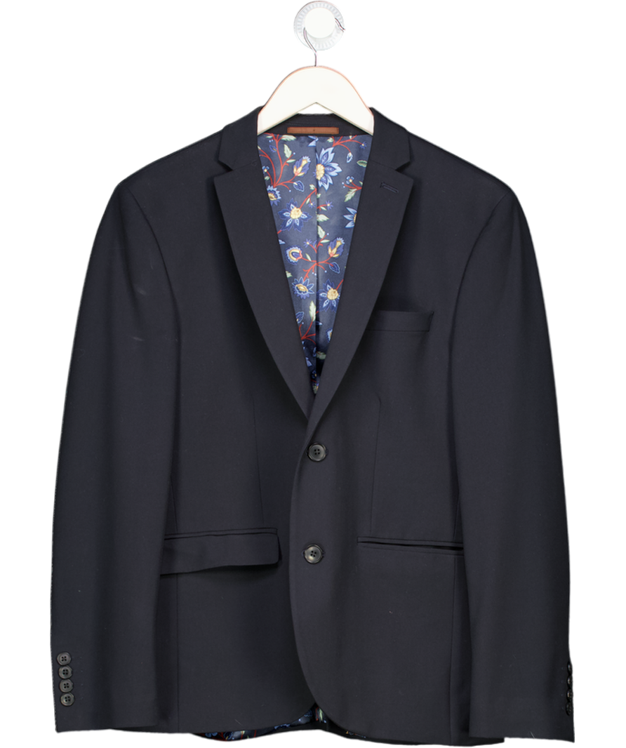 Next Black Skinny Fit Two Button Suit Jacket UK 38" CHEST