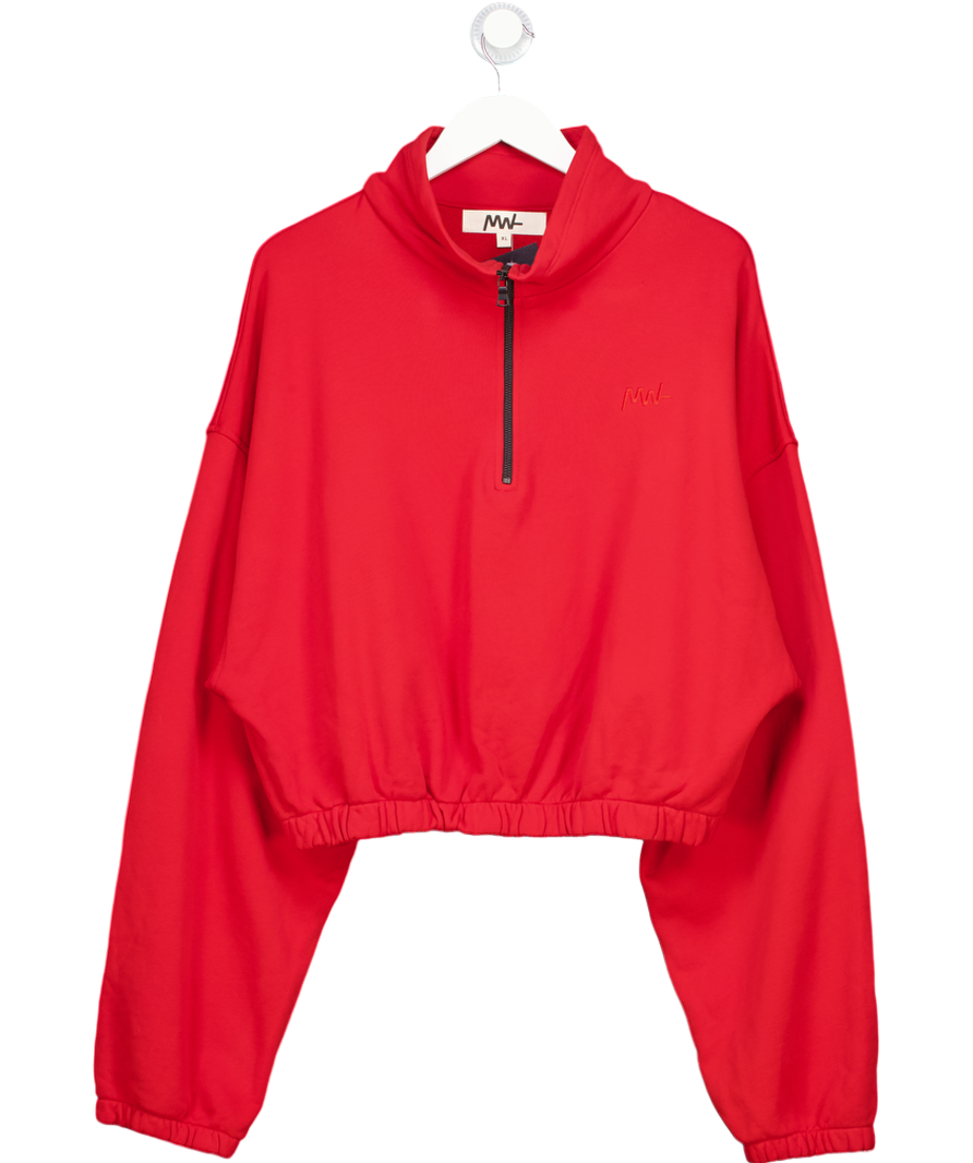 Made with love by Tom Daley Red Quater Zip Jumper UK XL