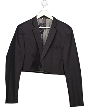 Beyond retro Black Vintage Cropped Blazer UK L/XL