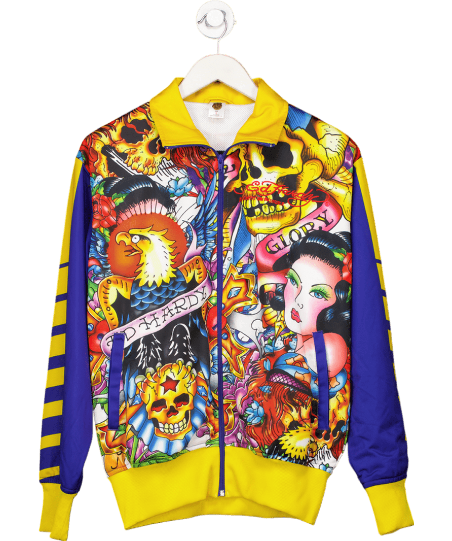 Ed Hardy Multicoloured Track Jacket UK S - Reliked