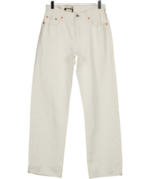 LEVI'S Cream 501 90's Ankle Length Jeans L29 W24