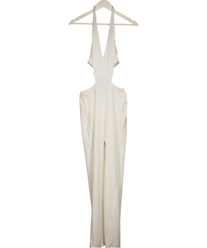 Oh Polly White Maxi Dress UK S