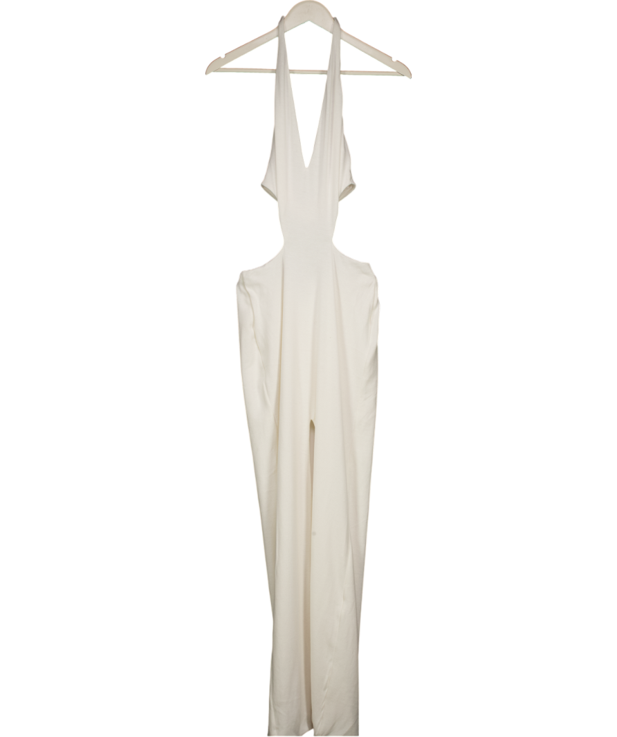 Oh Polly White Maxi Dress UK S