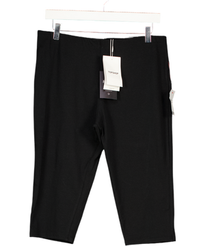 TOPSHOP Jersey Capri Leggings In Black UK M