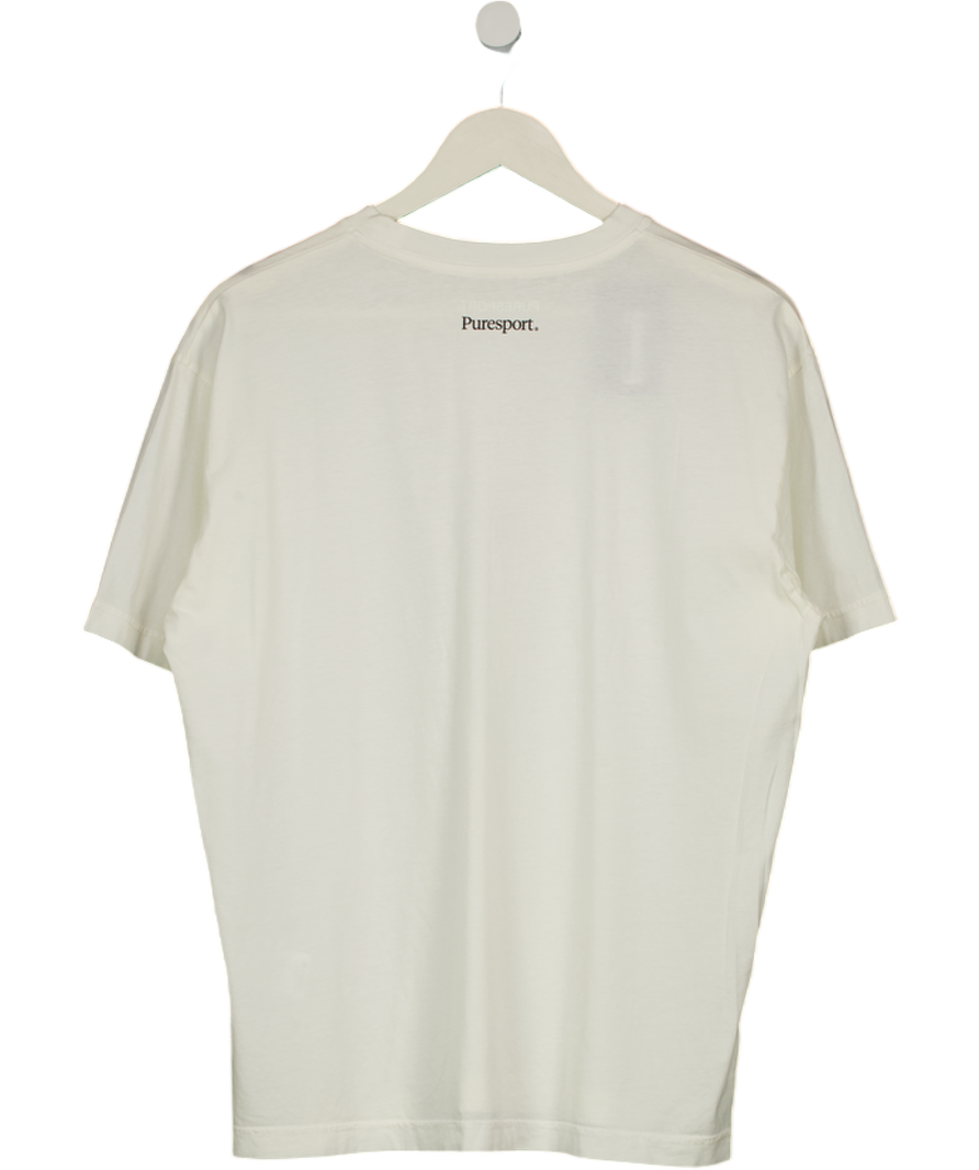 Puresport White For The Long Run Boxy Tshirt UK S