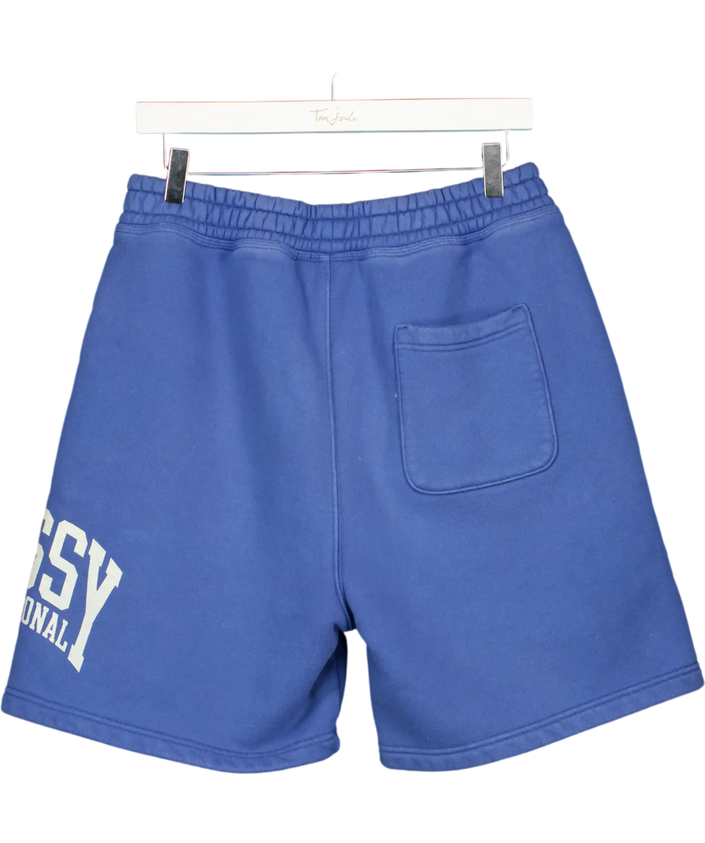 Stüssy Blue Stussy International Fleece Jogger Shorts UK S
