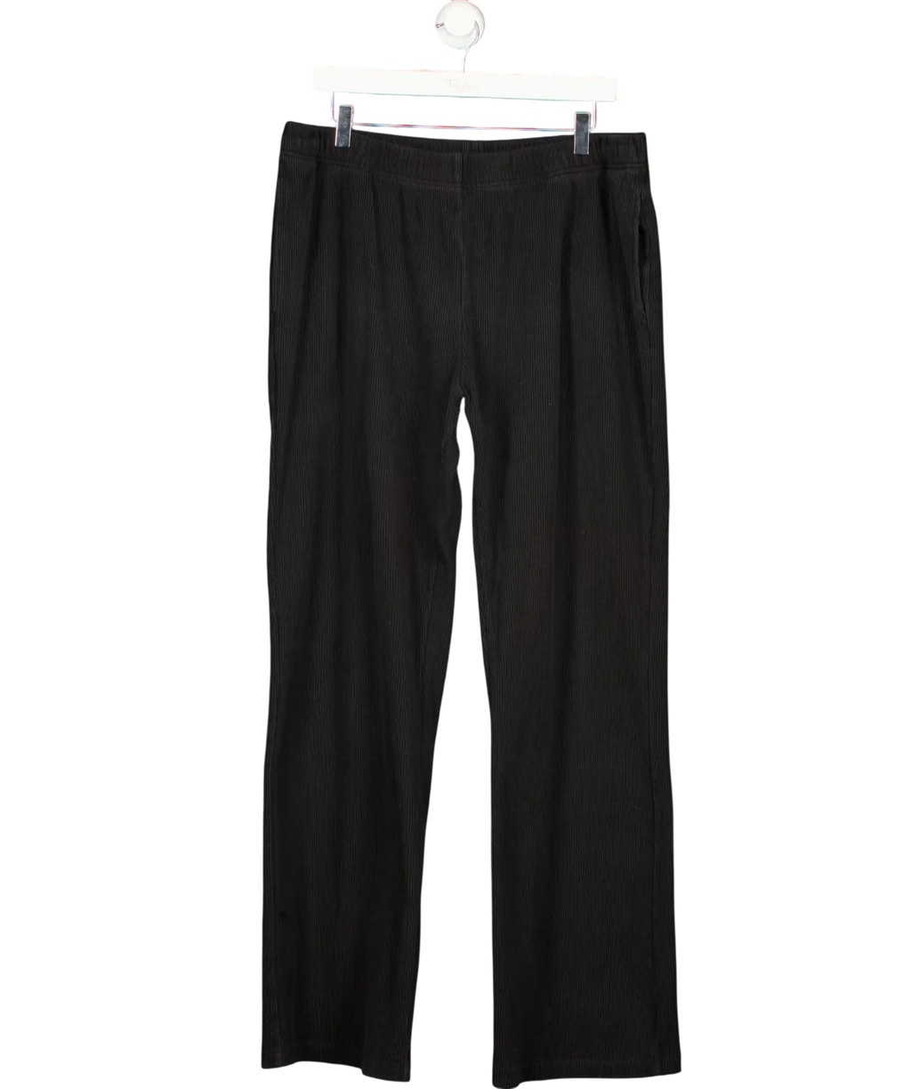 MAEBE Awayday Black Pleated Wide Leg Trousers UK XXXL