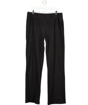 MAEBE Awayday Black Pleated Wide Leg Trousers UK XXXL