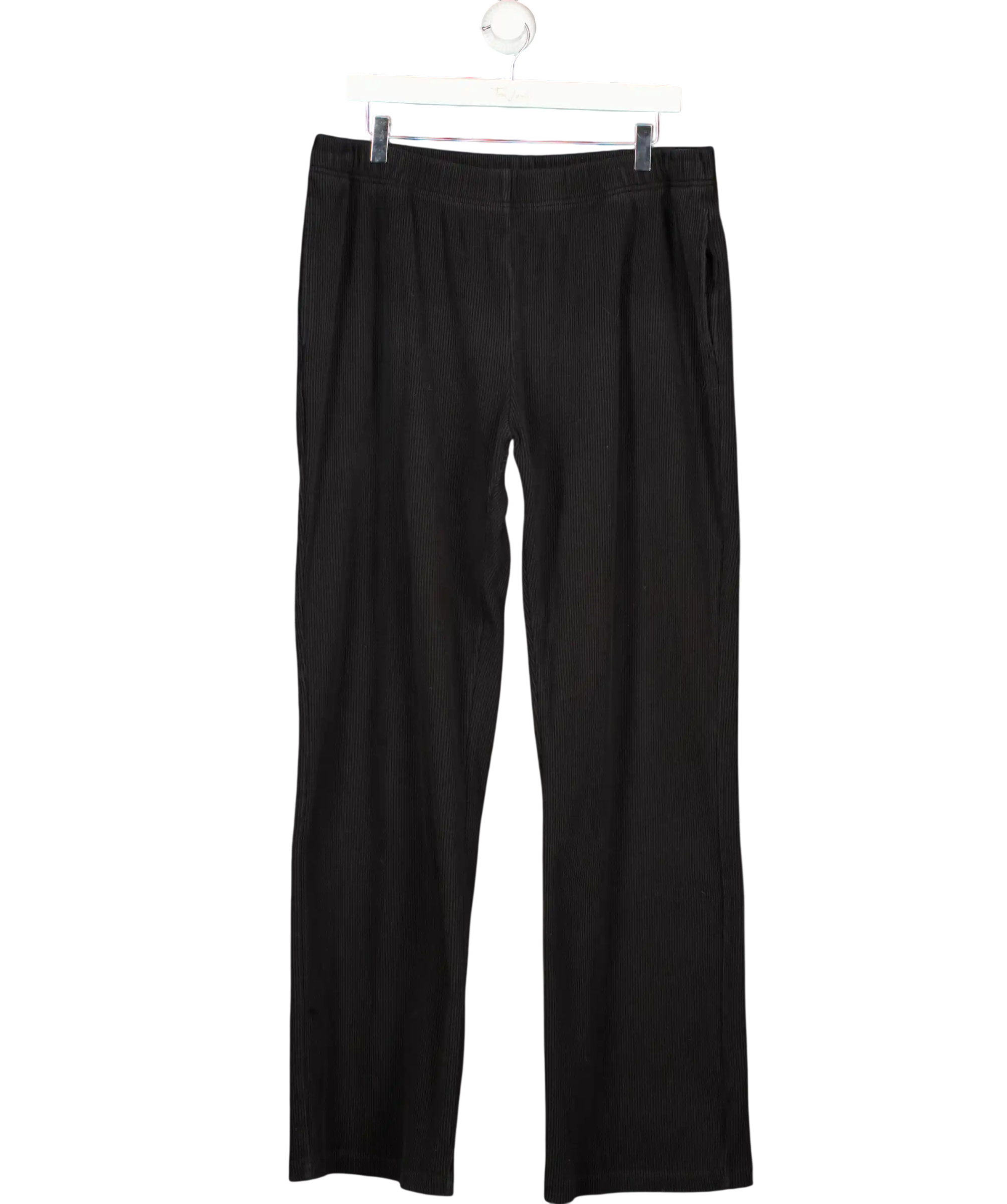 MAEBE Awayday Black Pleated Wide Leg Trousers UK XXXL