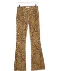 7 FOR ALL MANKIND Brown Ali Leopard-print High-rise Flared Jeans W26