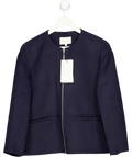 PHASE EIGHT Navy Blue Georgie Wool Jacket UK S