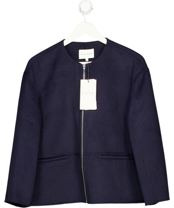 PHASE EIGHT Navy Blue Georgie Wool Jacket UK S