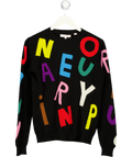 CHINTI & PARKER Black 100% Cashmere Alphabet Cashmere Sweater UK S
