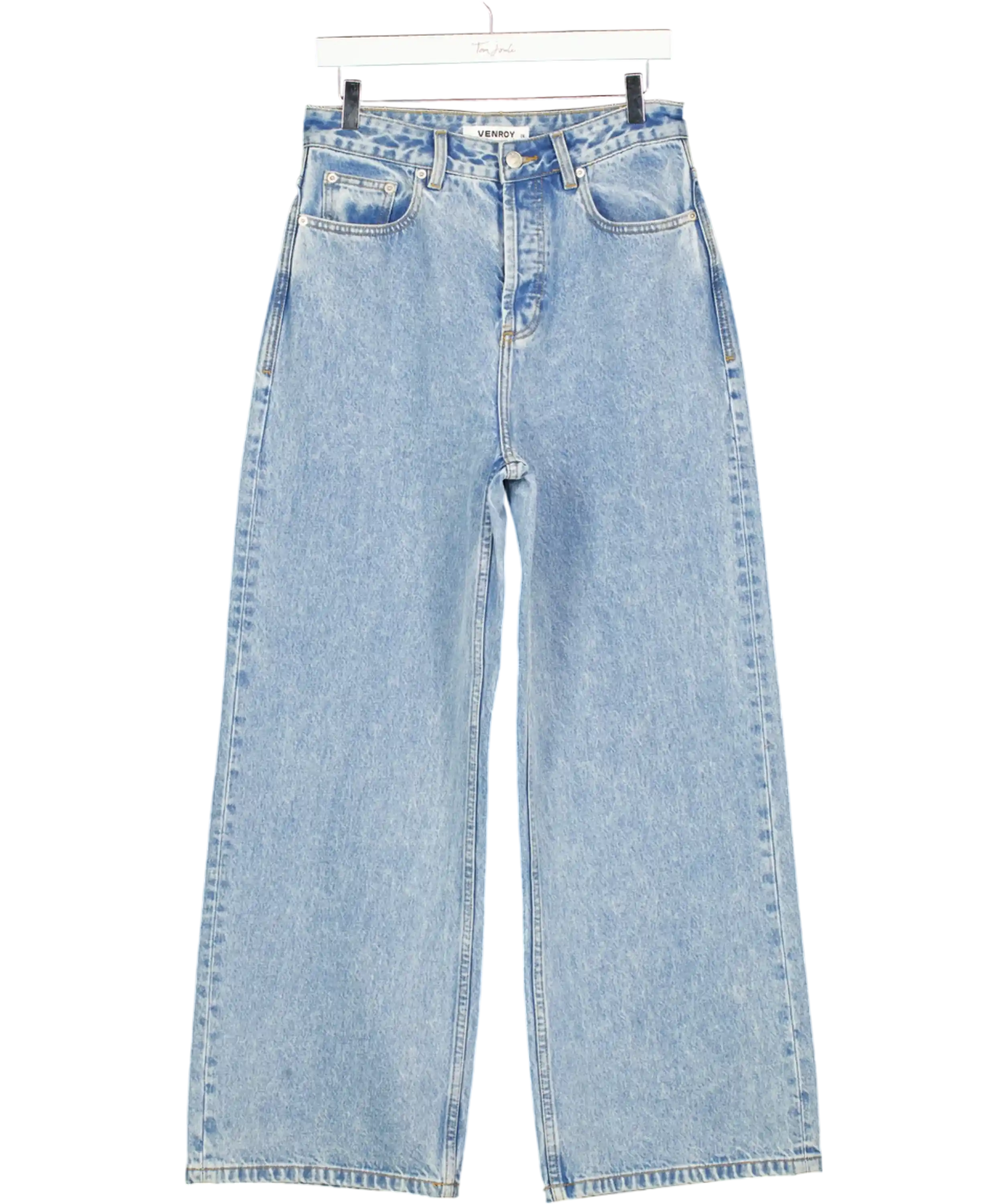 VENROY Blue Straight Leg Jean W26