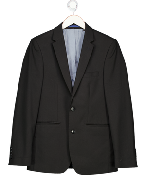 Burton Black Stretch Skinny Fit Suit Jacket UK 36" CHEST