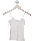 ZARA White Strappy Cotton Top UK S
