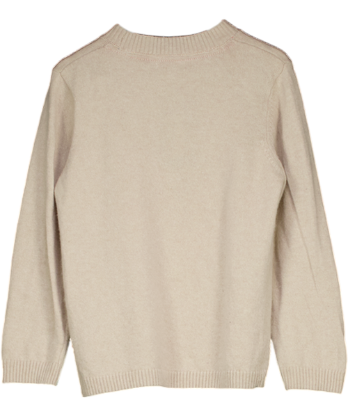 BEATRICE & GEORGE Beige Kings Guard Bear Cashmere Blend Sweater 5 Years